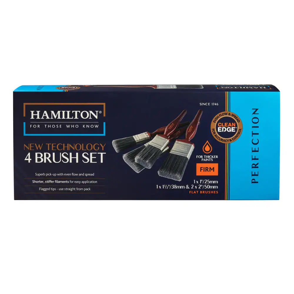 Hamilton Perfection 4 Piece clean edge brush set
